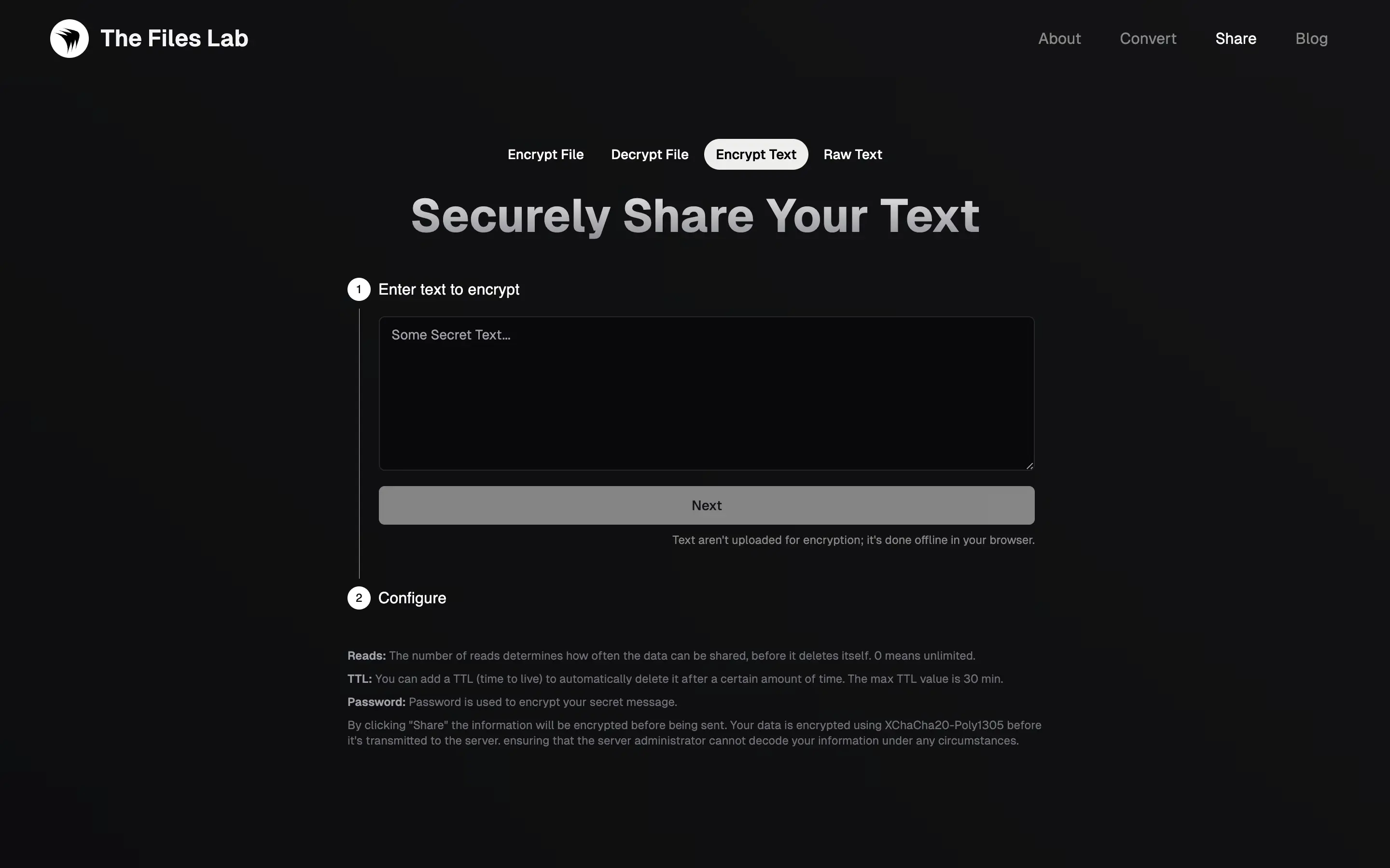 Enhance your text security